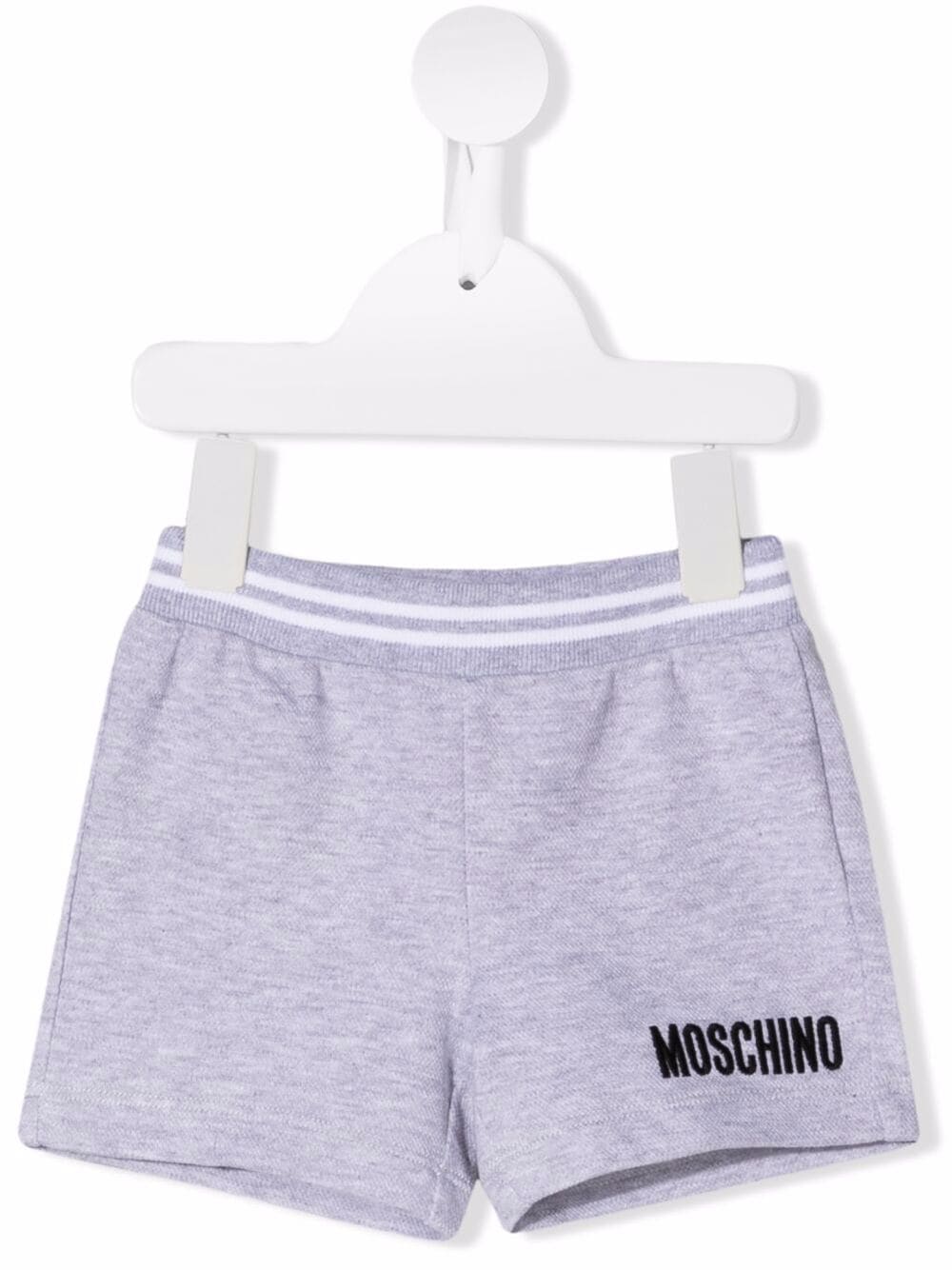 фото Moschino kids шорты с вышитым логотипом