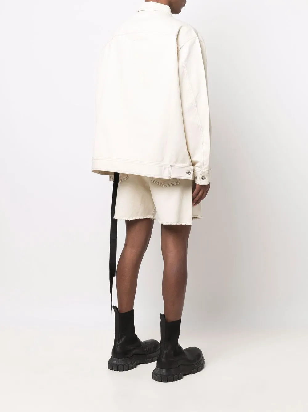 фото Rick owens drkshdw джинсовая куртка на пуговицах