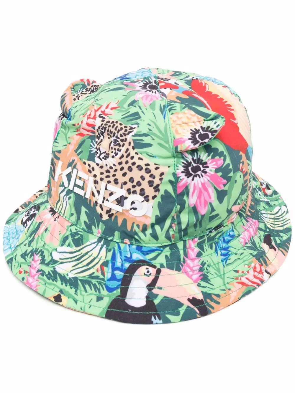 фото Kenzo kids панама с графичным принтом