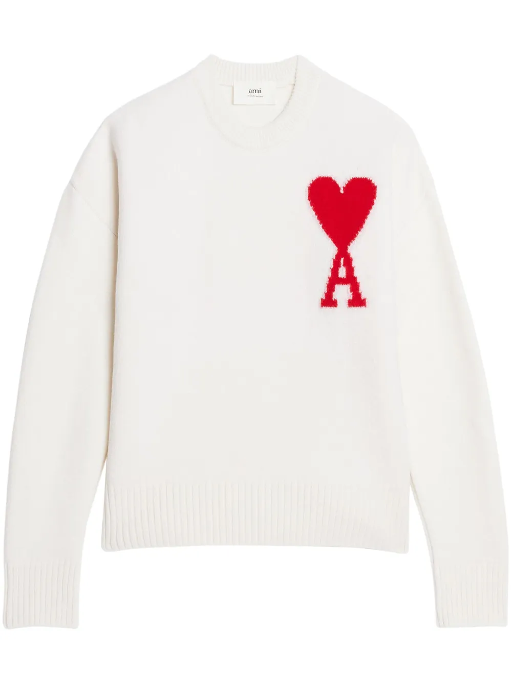 AMI Paris Ami De Coeur Wool Jumper - Farfetch