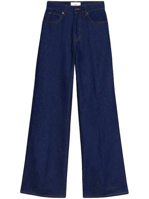 AMI Paris high-rise flared jeans 