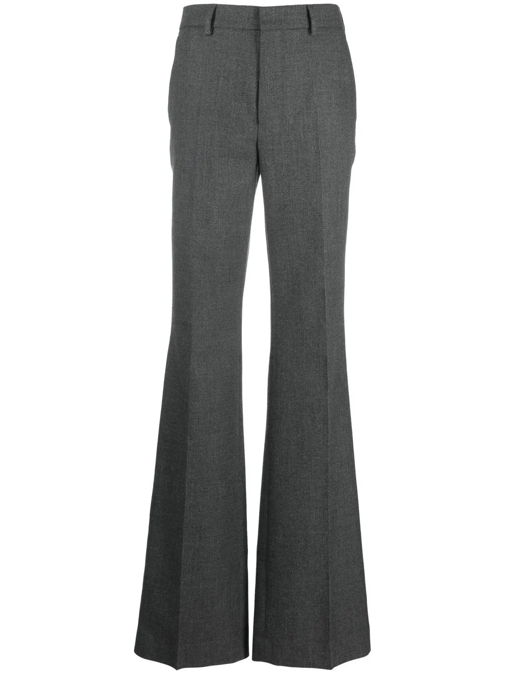 

AMI Paris wool flared tailored trousers - Grey