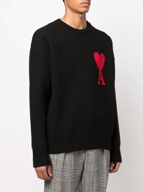 AMI Paris Ami De Coeur Wool Jumper 