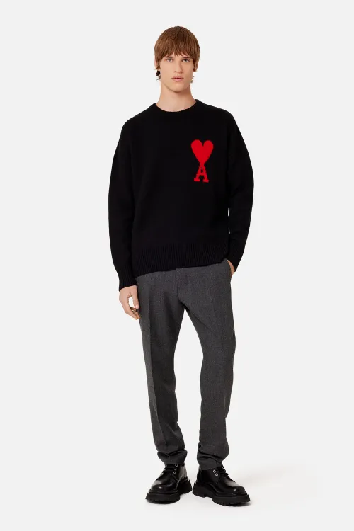 Ami De Coeur Crewneck Sweater - AMI 