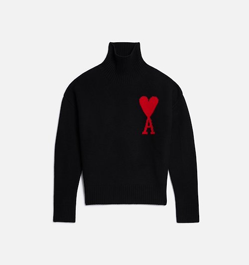 Pull Col Cheminée Ami de Coeur - AMI PARIS OFFICIAL