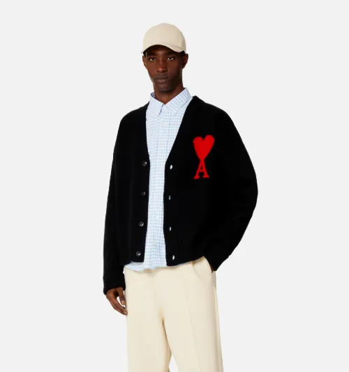 Ami De Coeur Cardigan - AMI PARIS OFFICIAL