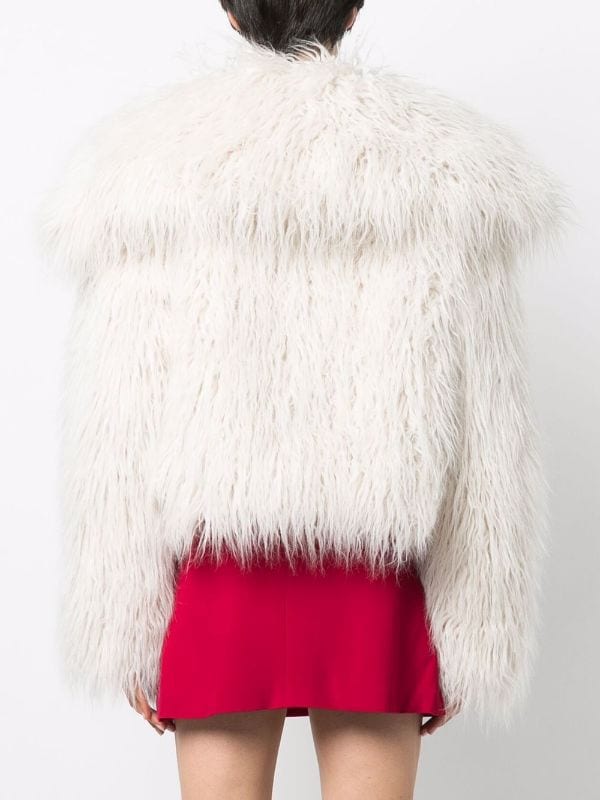 Buy Amera Crop Faux Fur Coat - Forever New