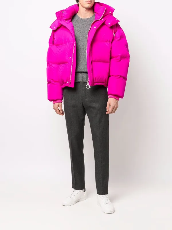 Fuchsia puffer jacket online