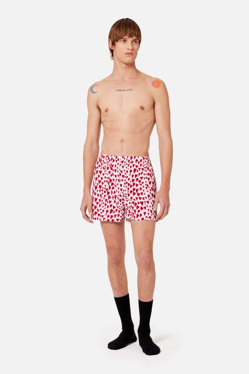 love heart boxer shorts