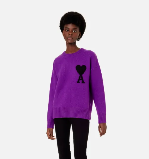 Ami De Coeur Crewneck Sweater - AMI 