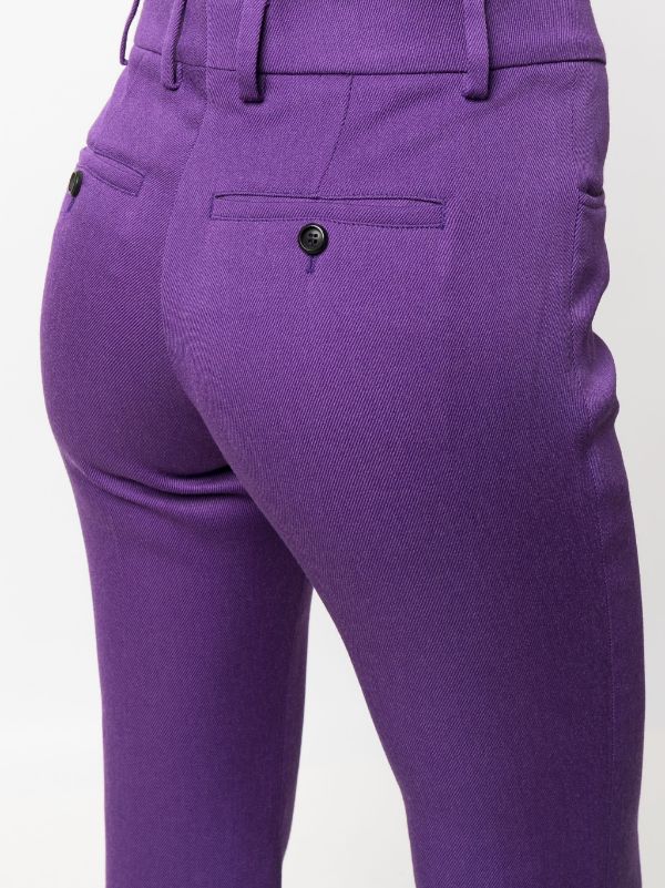 Tailored trousers  Purple  Ladies  HM IN
