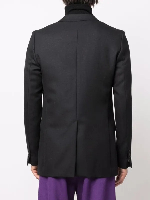 【関税込み】AMI PARIS Single-breasted wool blazer AMI Paris single-breasted Wool Blazer | Grey | FARFETCH