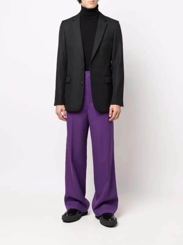AMI Paris single-breasted Blazer | Black | FARFETCH