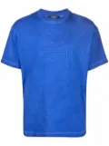 A-COLD-WALL* logo-embroidered organic cotton T-shirt - Blue