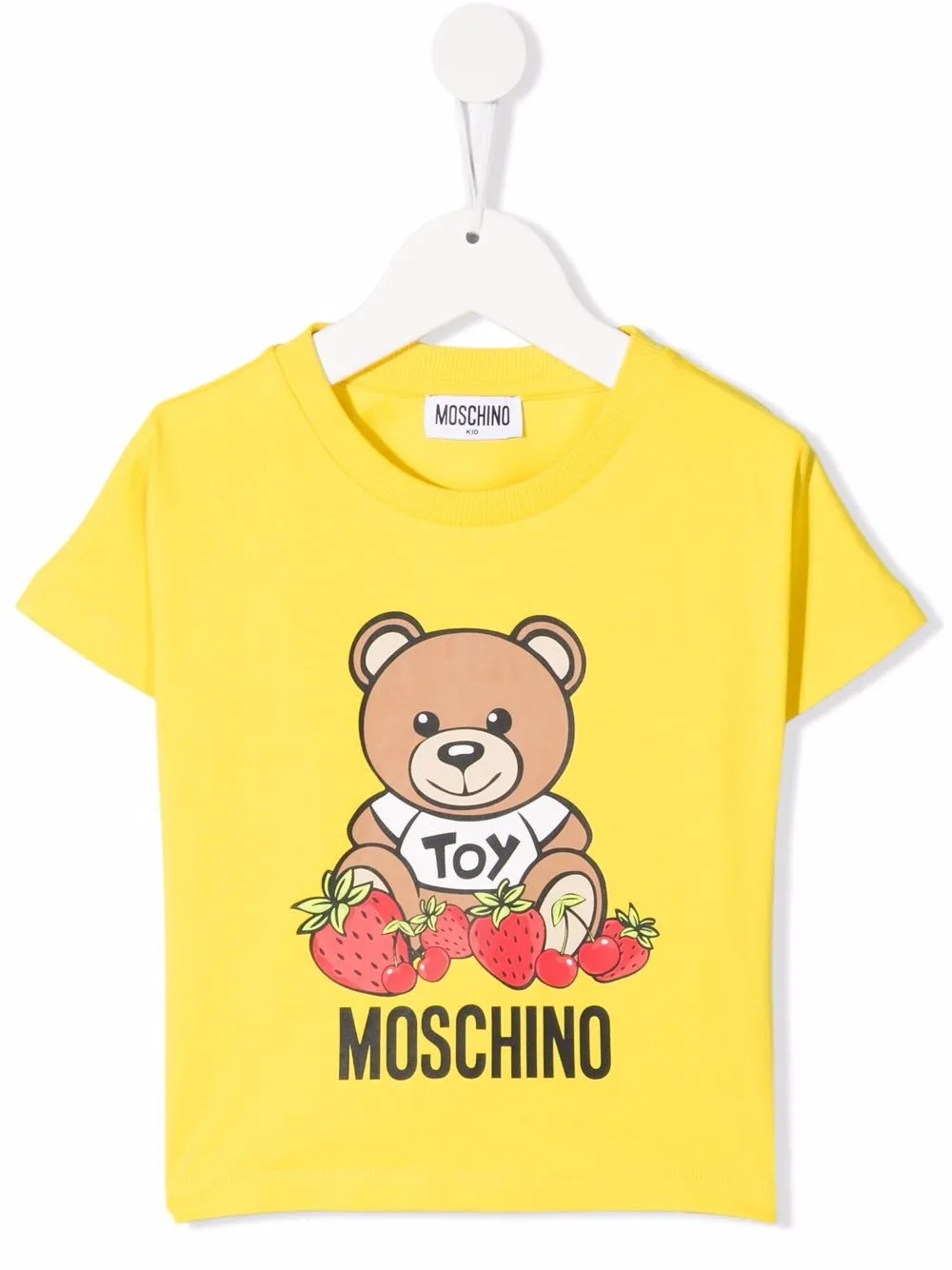 

Moschino Kids playera con motivo Teddy Bear - Amarillo