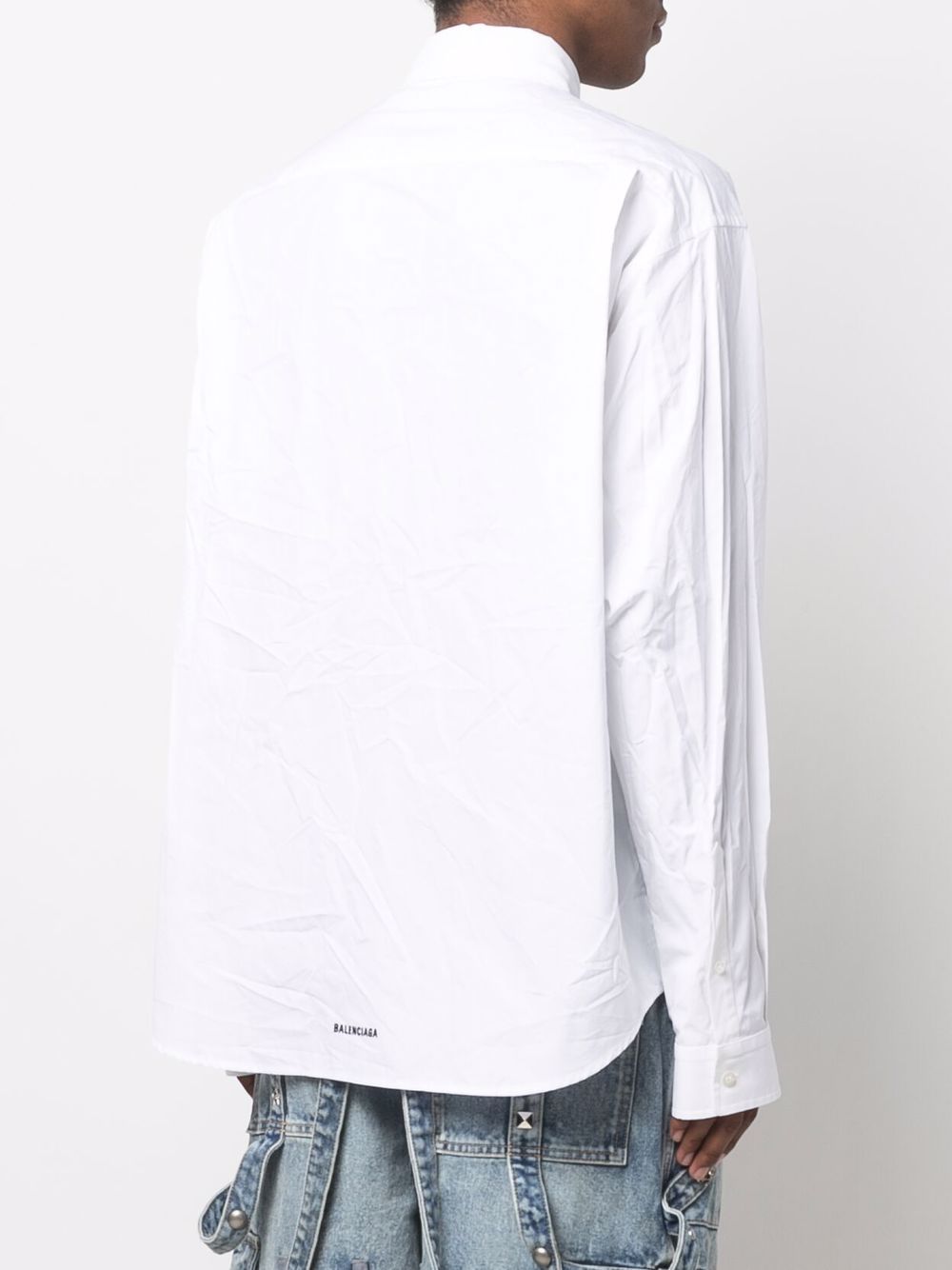 Balenciaga longsleeved oversized cotton shirt Men