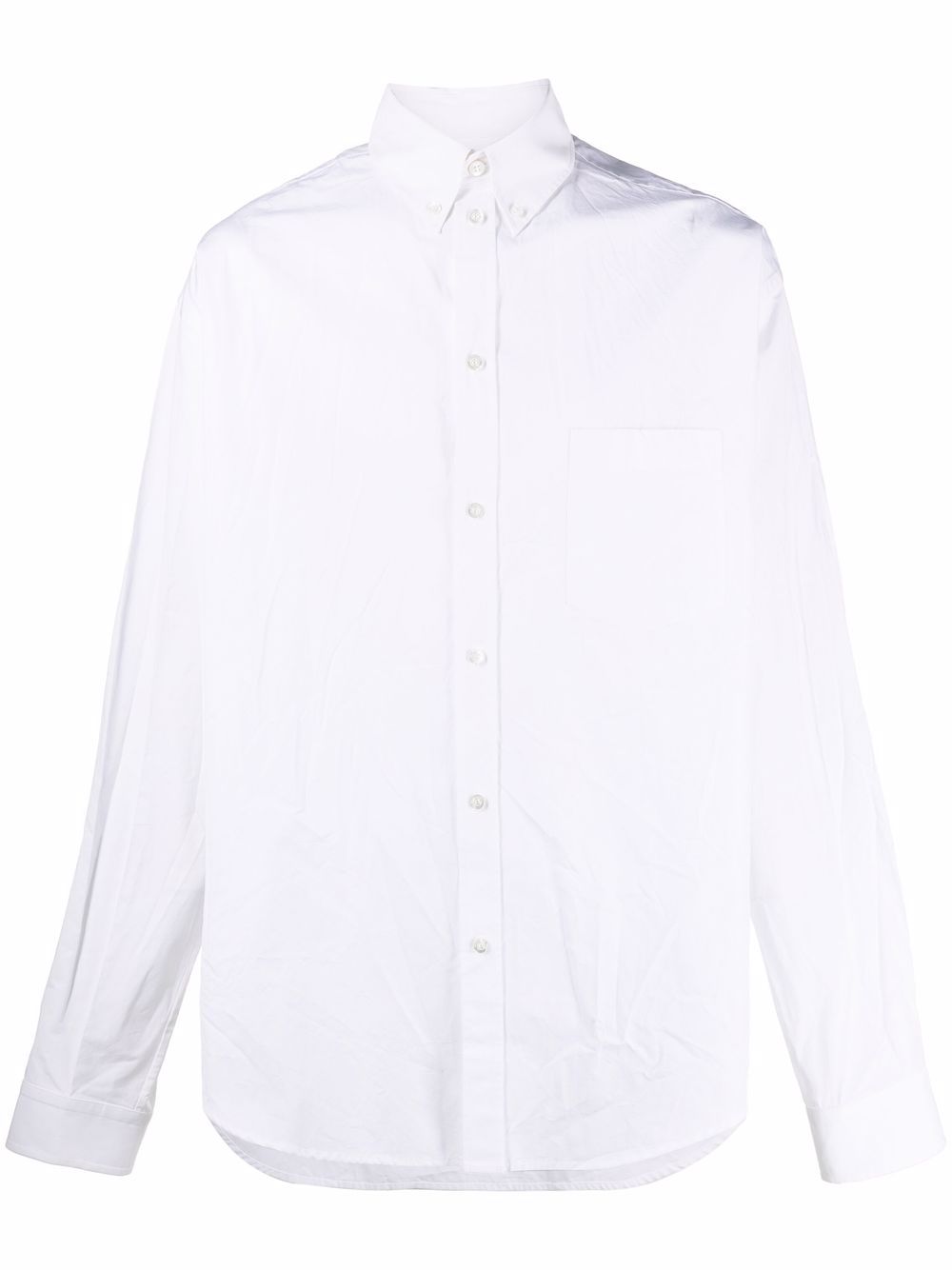 Balenciaga longsleeved oversized cotton shirt Men