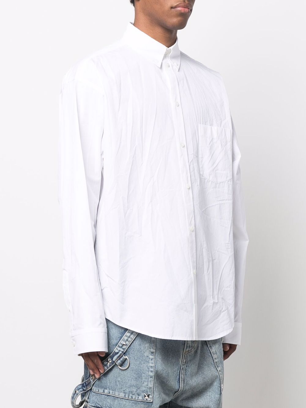 Balenciaga longsleeved oversized cotton shirt Men