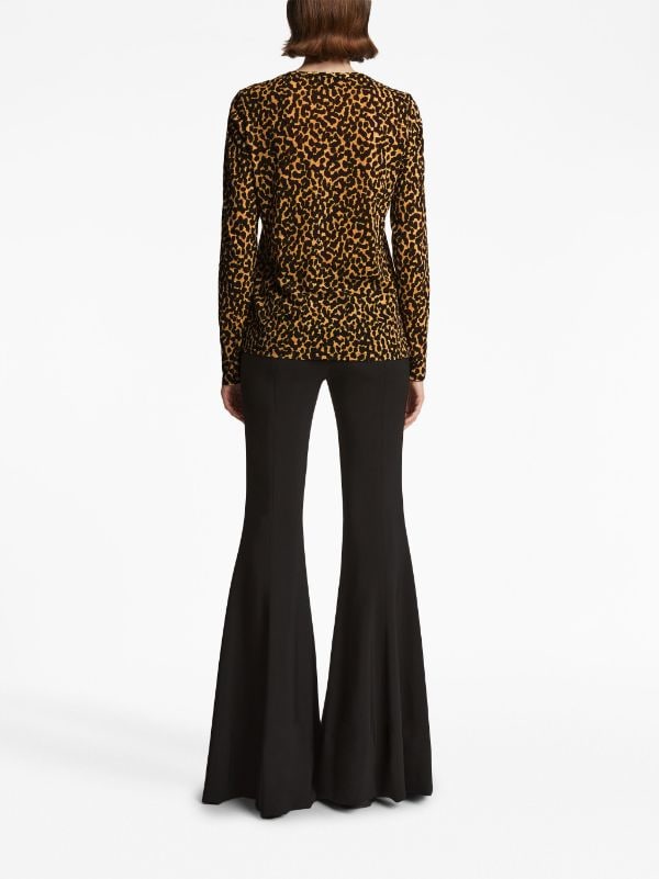 Proenza Schouler leopard print long sleeve T shirt Farfetch