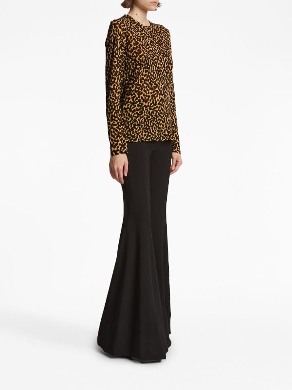 Proenza Schouler leopard print long sleeve T shirt Farfetch