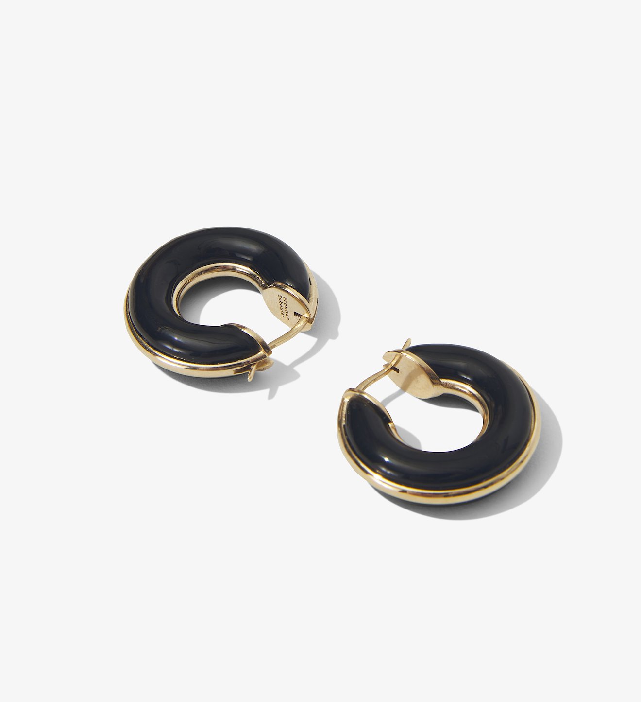 Enamel Mini Hoop Earrings