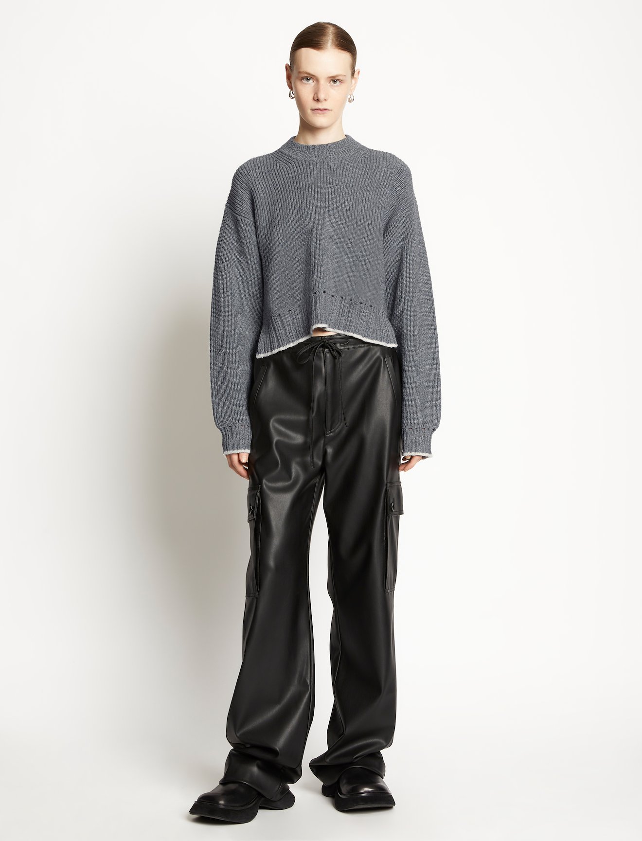Cashfeel Cutout Sweater #1