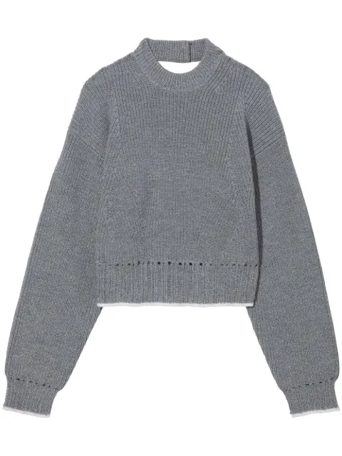 Proenza Schouler White Label Cashfeel cut-out detail jumper