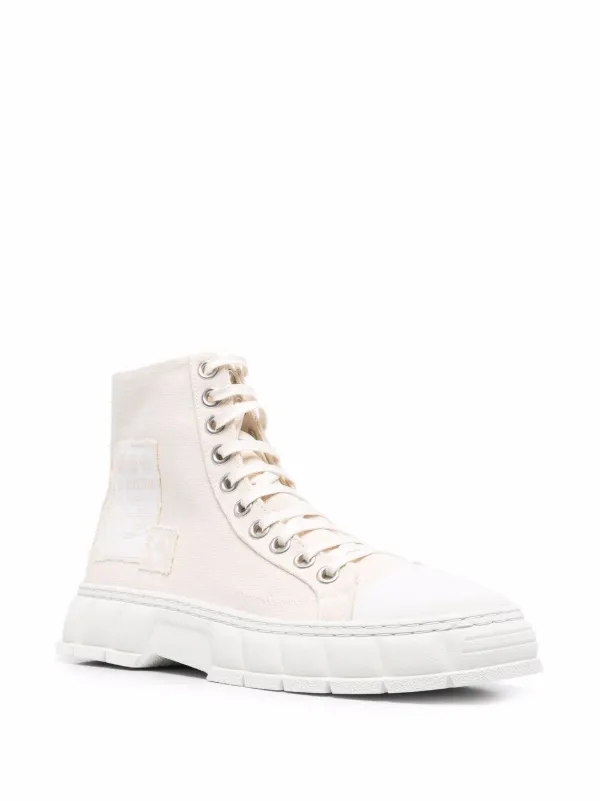 Viron high top Canvas Sneakers Neutrals FARFETCH PH