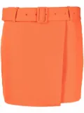 AMI Paris high-waisted belted miniskirt - Orange