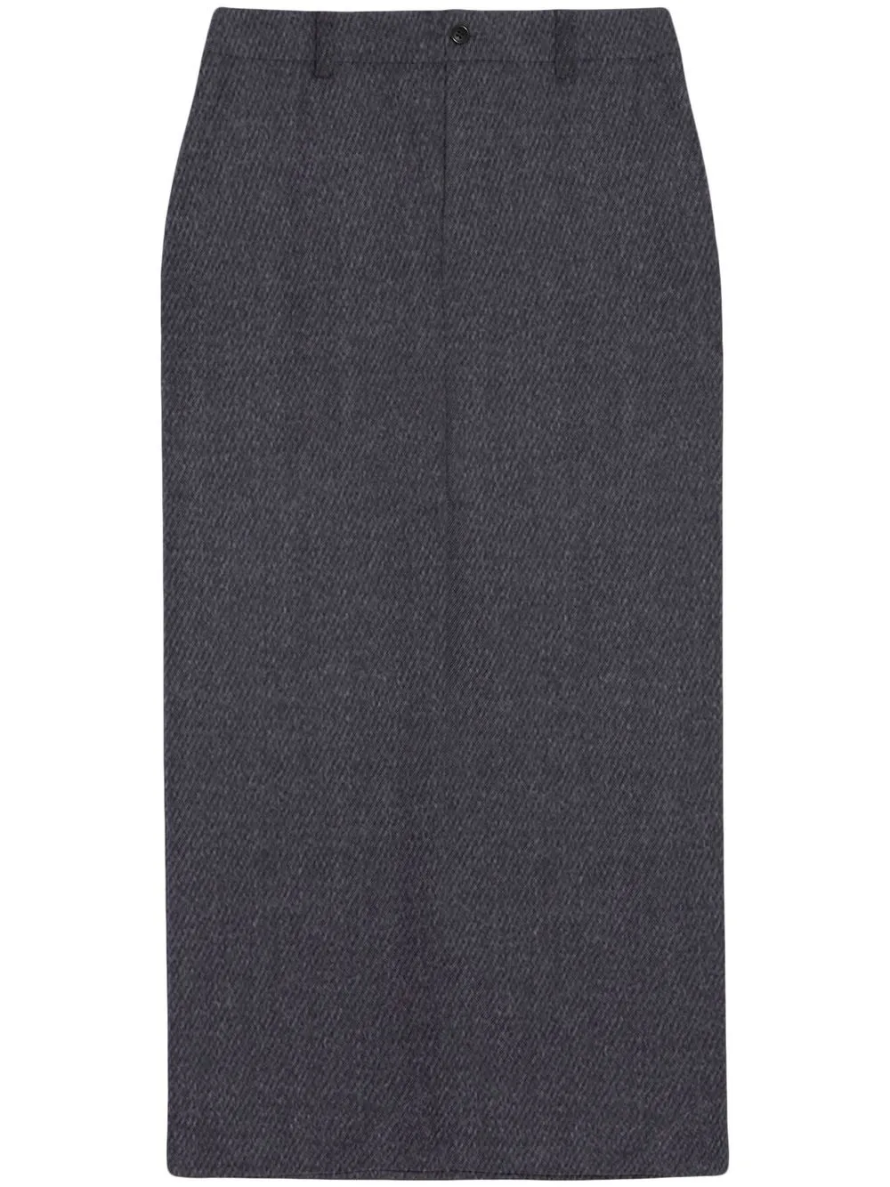 

AMI Paris virgin wool pencil skirt - Grey