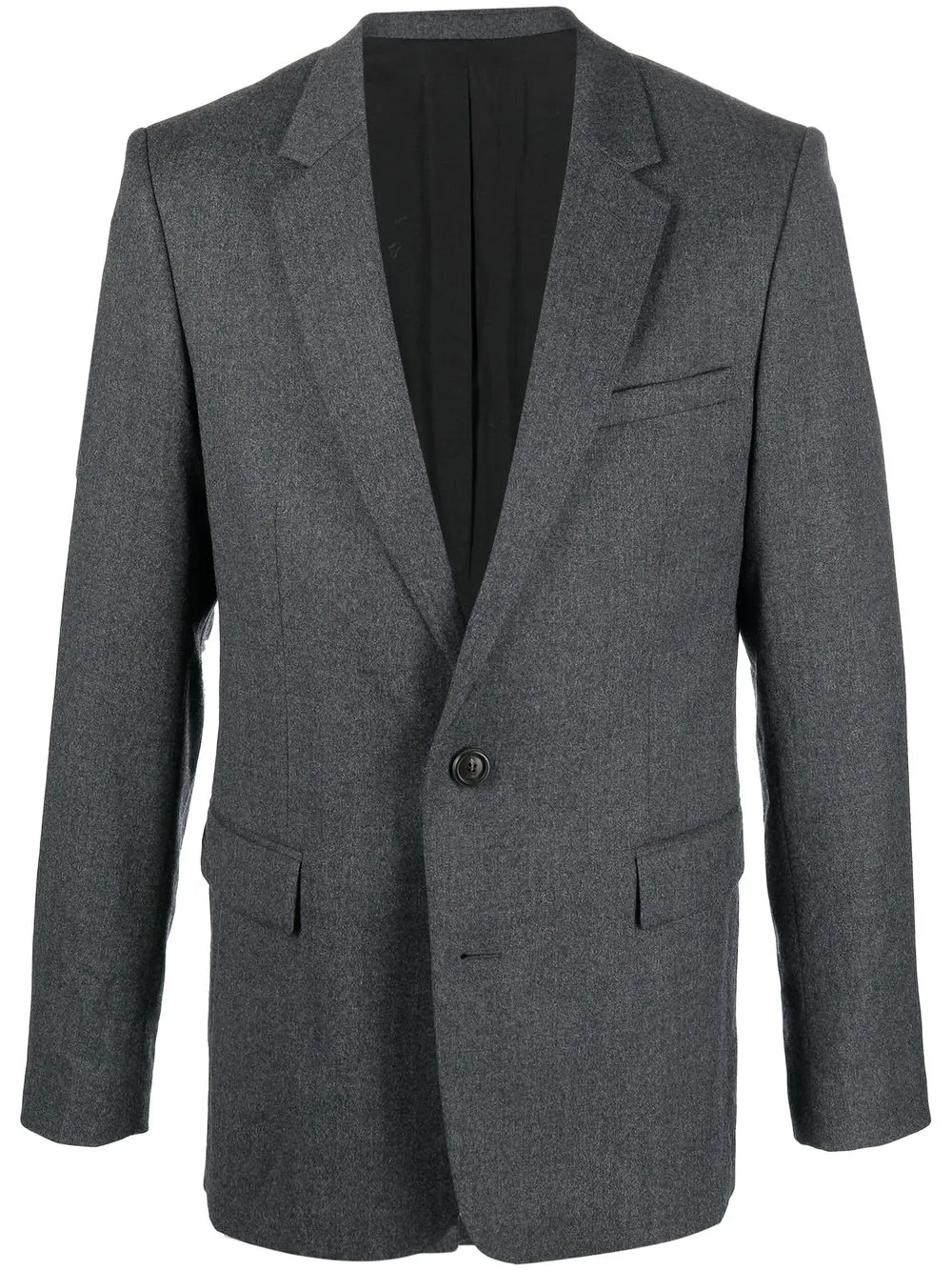 

AMI Paris single-breasted V-neck blazer - Grey