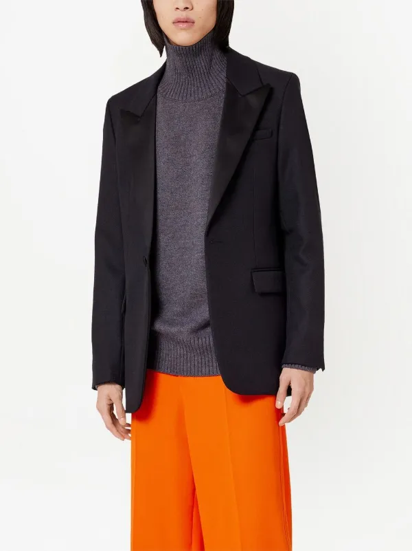 AMI Paris single-breasted Tailored Blazer | Black | FARFETCH