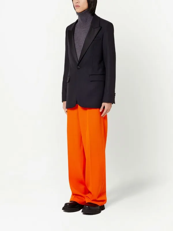 【AMI PARIS】Breasted Tailored Blazer AMI Paris single-breasted Tailored Blazer | Black | FARFETCH