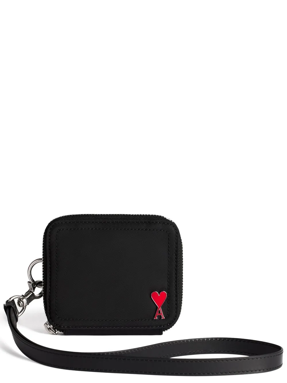 

AMI Paris logo plaque wallet - Black