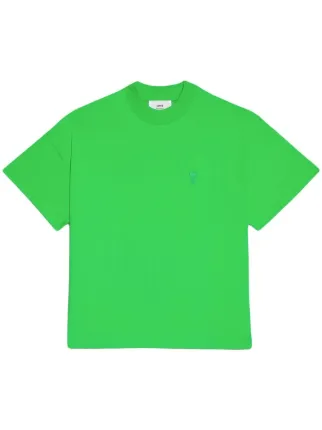 AMI Paris Ami De Coeur T-shirt | Green | FARFETCH