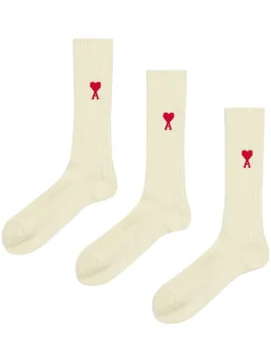 JW Anderson monogram-knit Socks - Farfetch