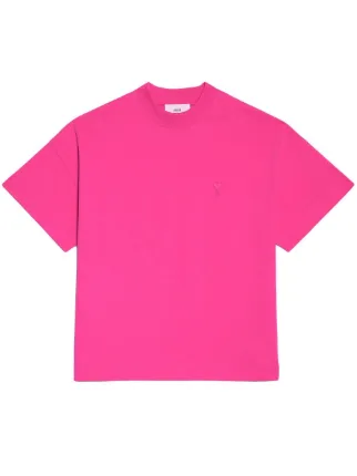 AMI Paris Ami De Cœur オーバーサイズ Tシャツ | ピンク | FARFETCH JP