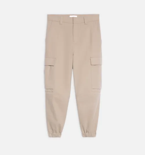 cream colored cargo pants