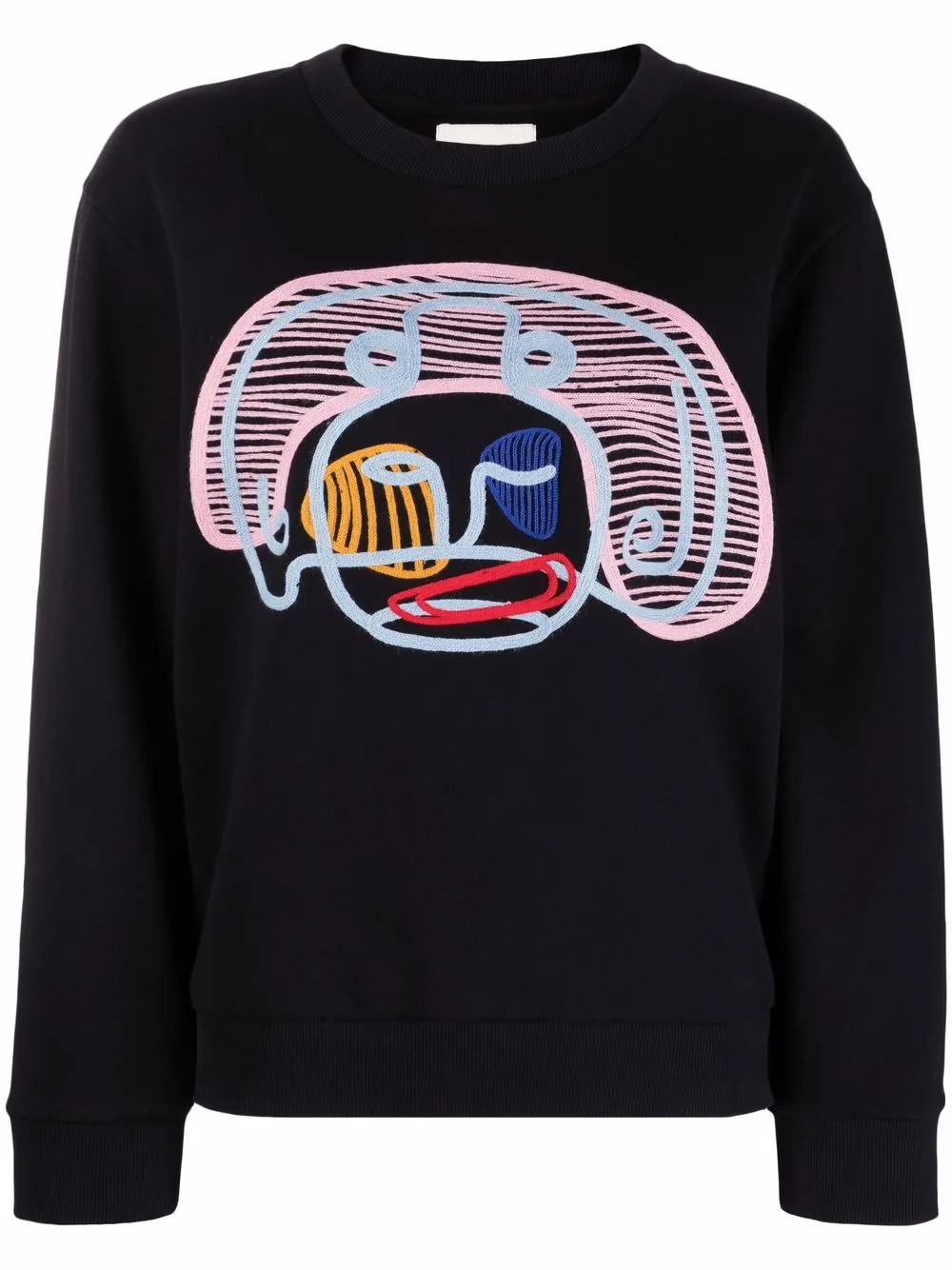 

Henrik Vibskov abstract motif sweatshirt - Black