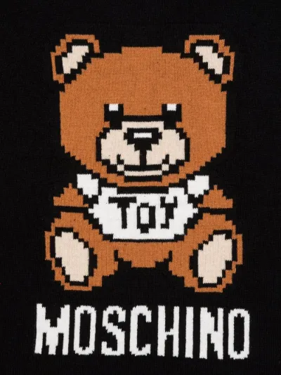 moschino logo jumper