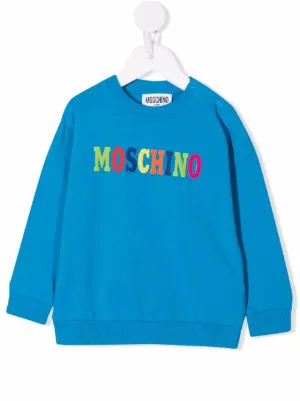 moschino blue moletom com capuz