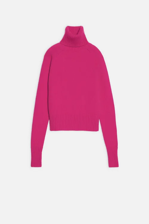 Ami De Coeur Turtleneck Sweater on Sale - AMI PARIS OFFICIAL