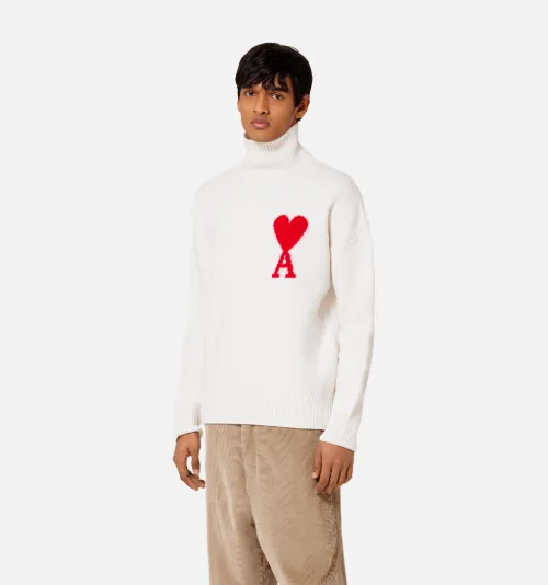 Ami De Coeur Funnel Neck Sweater - AMI 