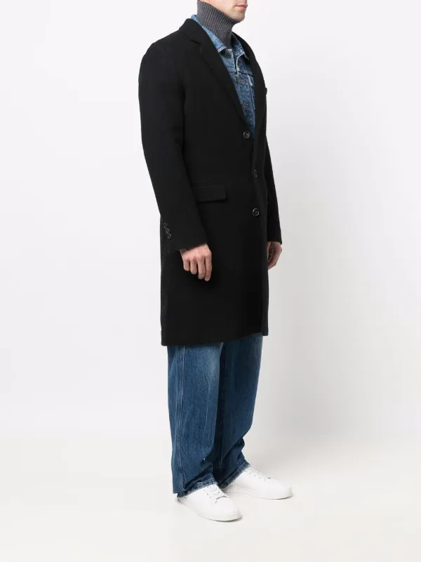 AMI Paris シングルコート | ブラック | FARFETCH JP