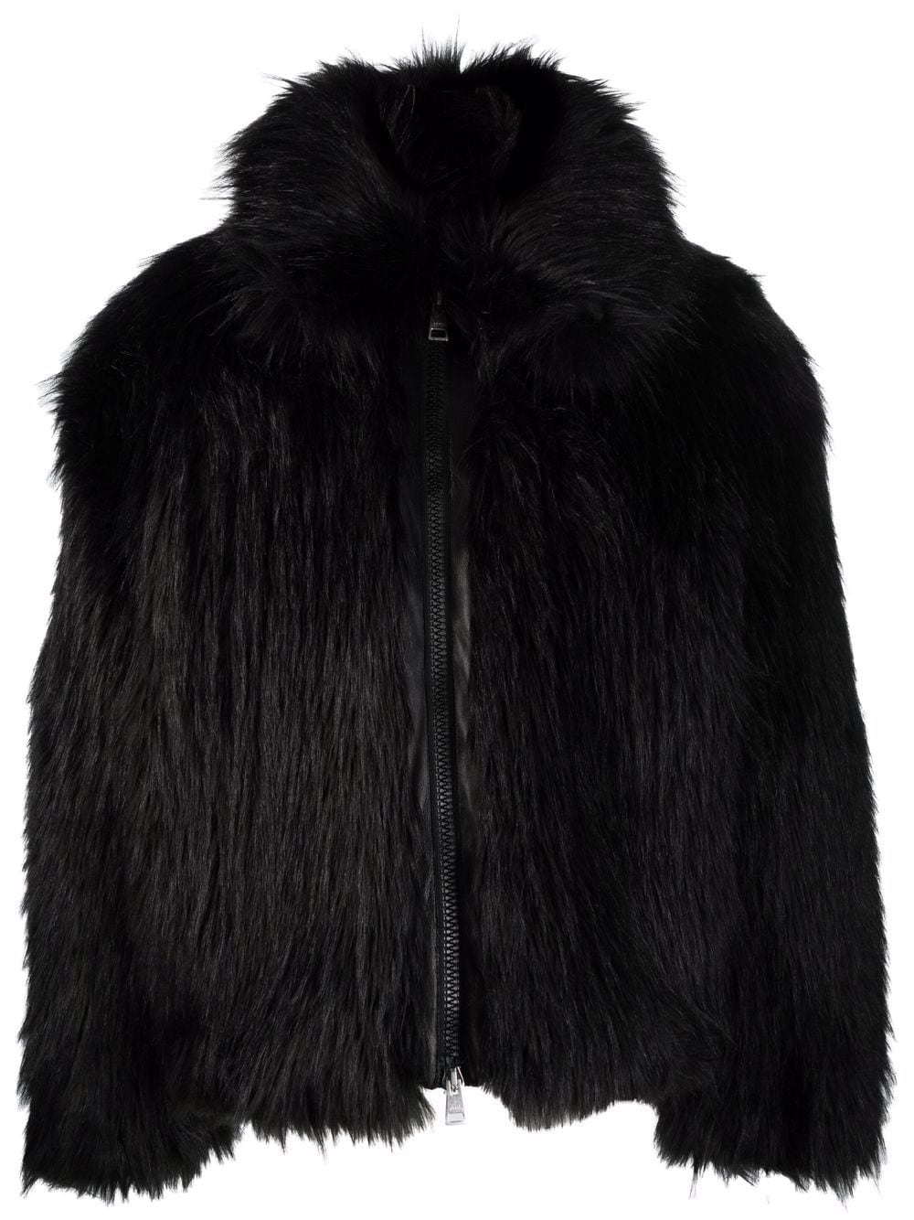 Ami Alexandre Mattiussi Faux-fur Padded Jacket In Black