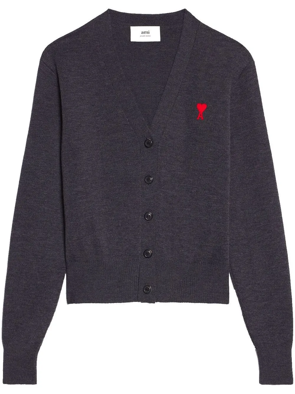 

AMI Paris Ami De Coeur knitted cardigan - Blue