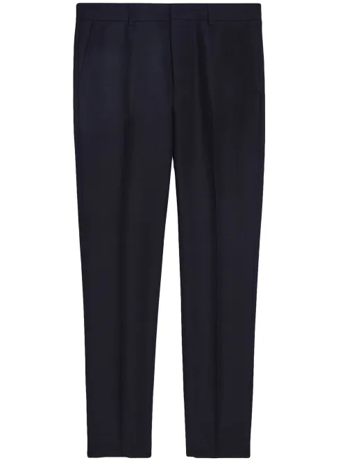 Pantalon de costume en laine - AMI Paris - Modalova