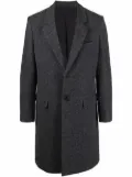 AMI Paris single-breasted wool coat - Grey