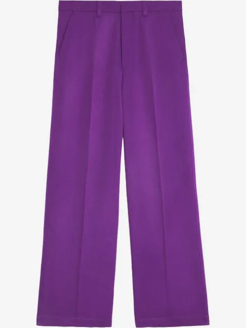 AMI Paris wide-leg tailored trousers