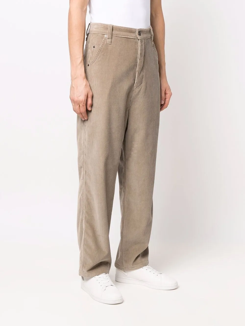 AMI Paris straight-leg Corduroy Trousers - Farfetch